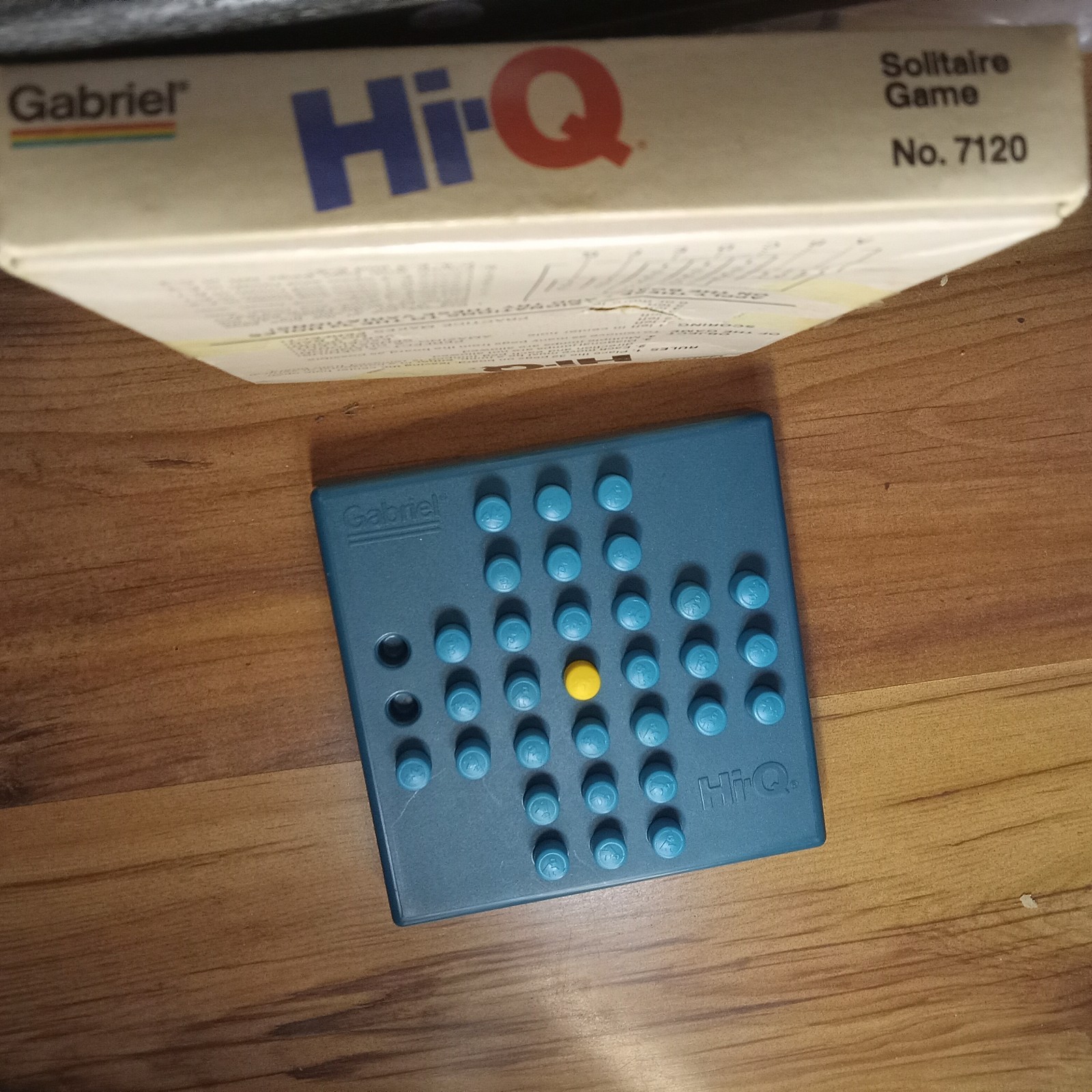 Gabriel HI-Q #7120 Solitaire Favorite Travel Game – InComplete Vintage pls read