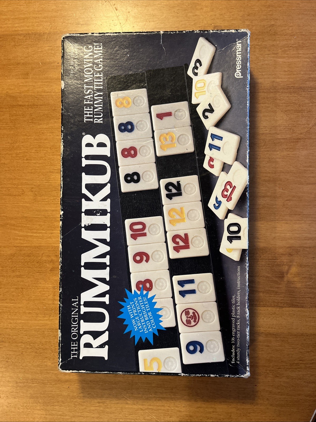 The Original Rummikub #400 Pressman 1980 Vintage Rummy Tile Board Game Complete
