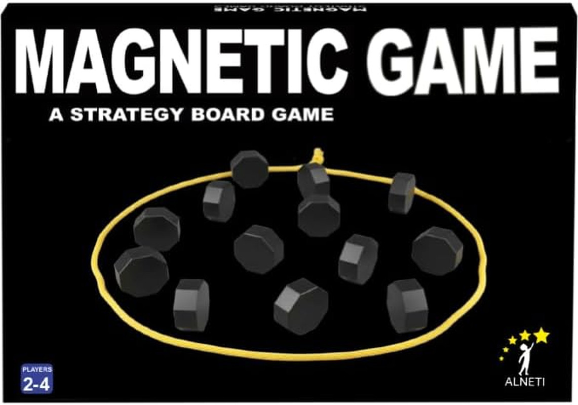 Magnet Game with String for Family Game Night & Travel & Camping – Magnetic Ches