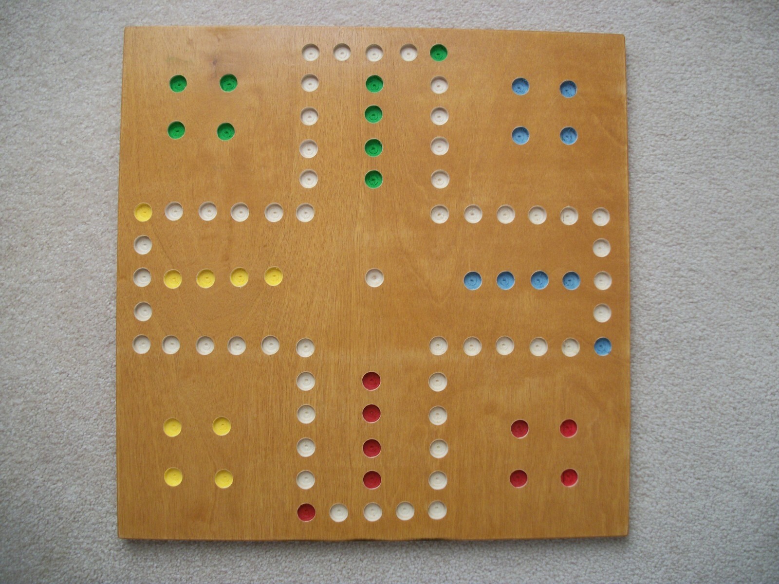 Wahoo marble board game