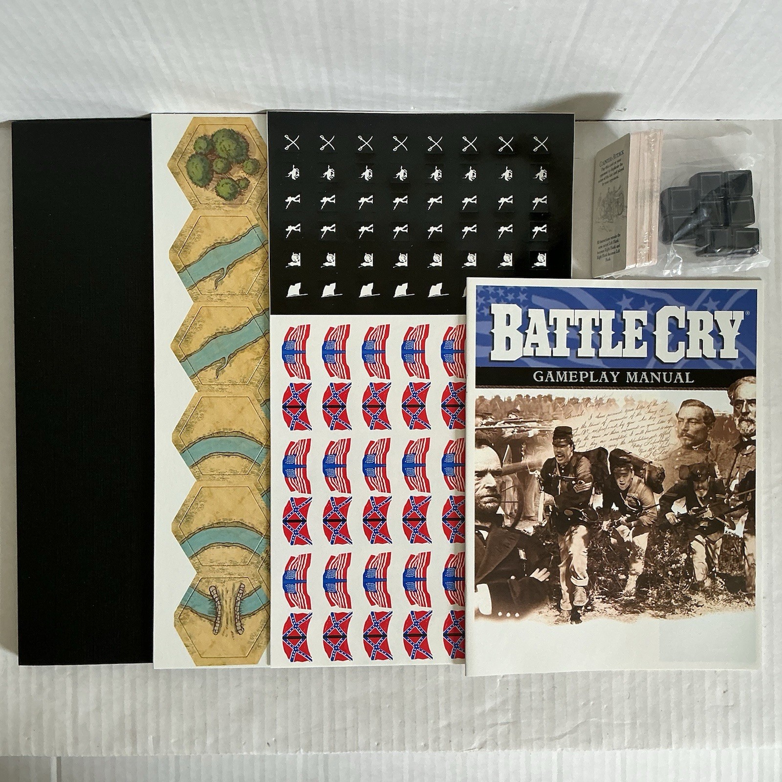 Battle Cry Civil War Battlefield Board Game Avalon Hill Hasbro 1999 COMPLETE