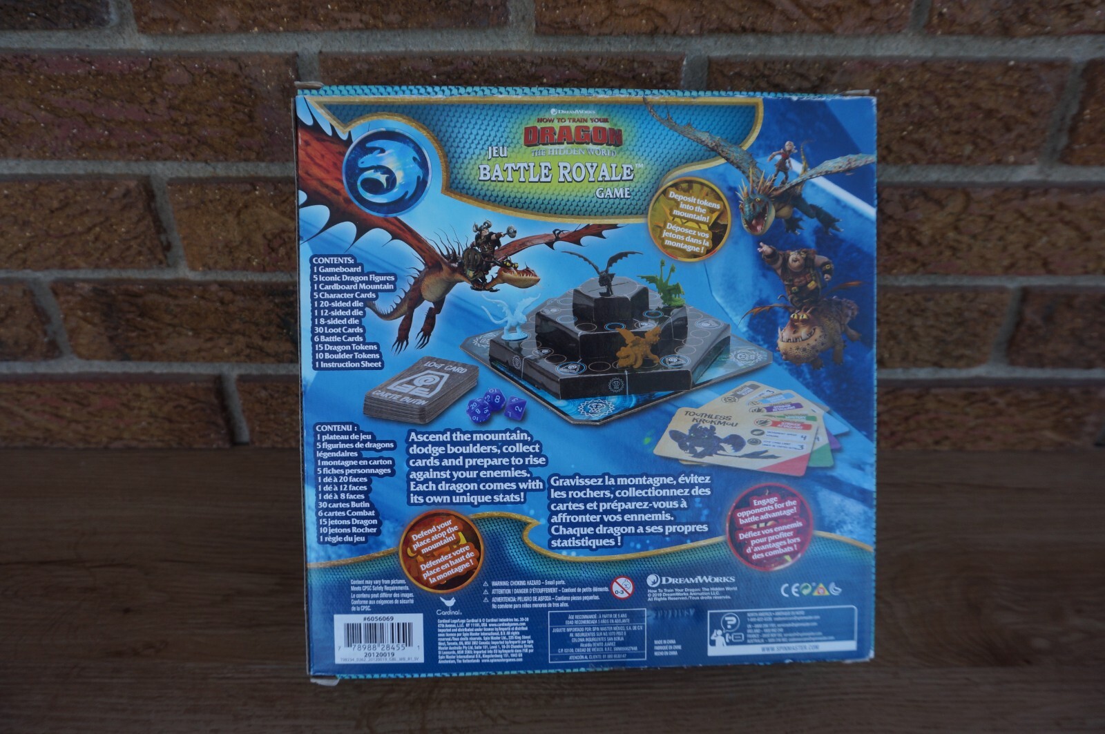GAME How to Train Your Dragon The Hidden World JEU Battle Royale Board Game NEW