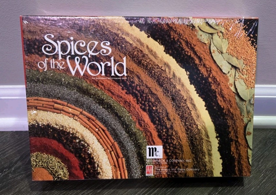 Avalon Hill 1988 – Spices of the World Game McCormick Company New Sealed