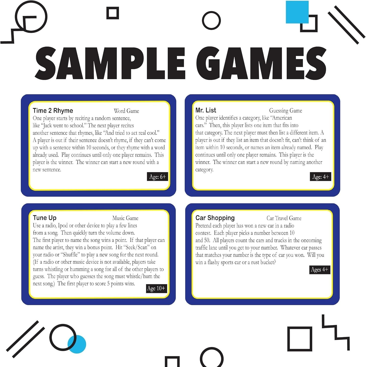 Creative and Portable Games on the Go: 50 Fun Activities for Family Travel