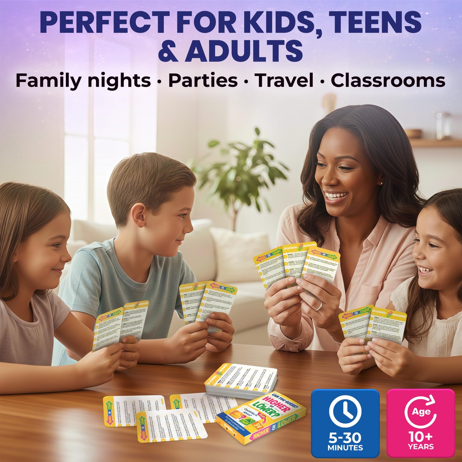 Trivia Board Games for Kids and Adults – Family Board Games for Family Game N…