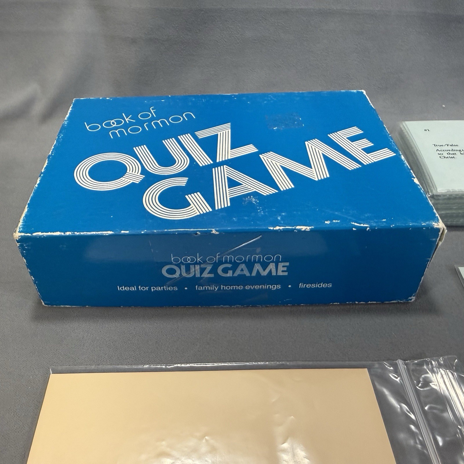 Rare 1981 Book of Mormon Family Quiz Game – Complete 91 Question LDS Bible Study