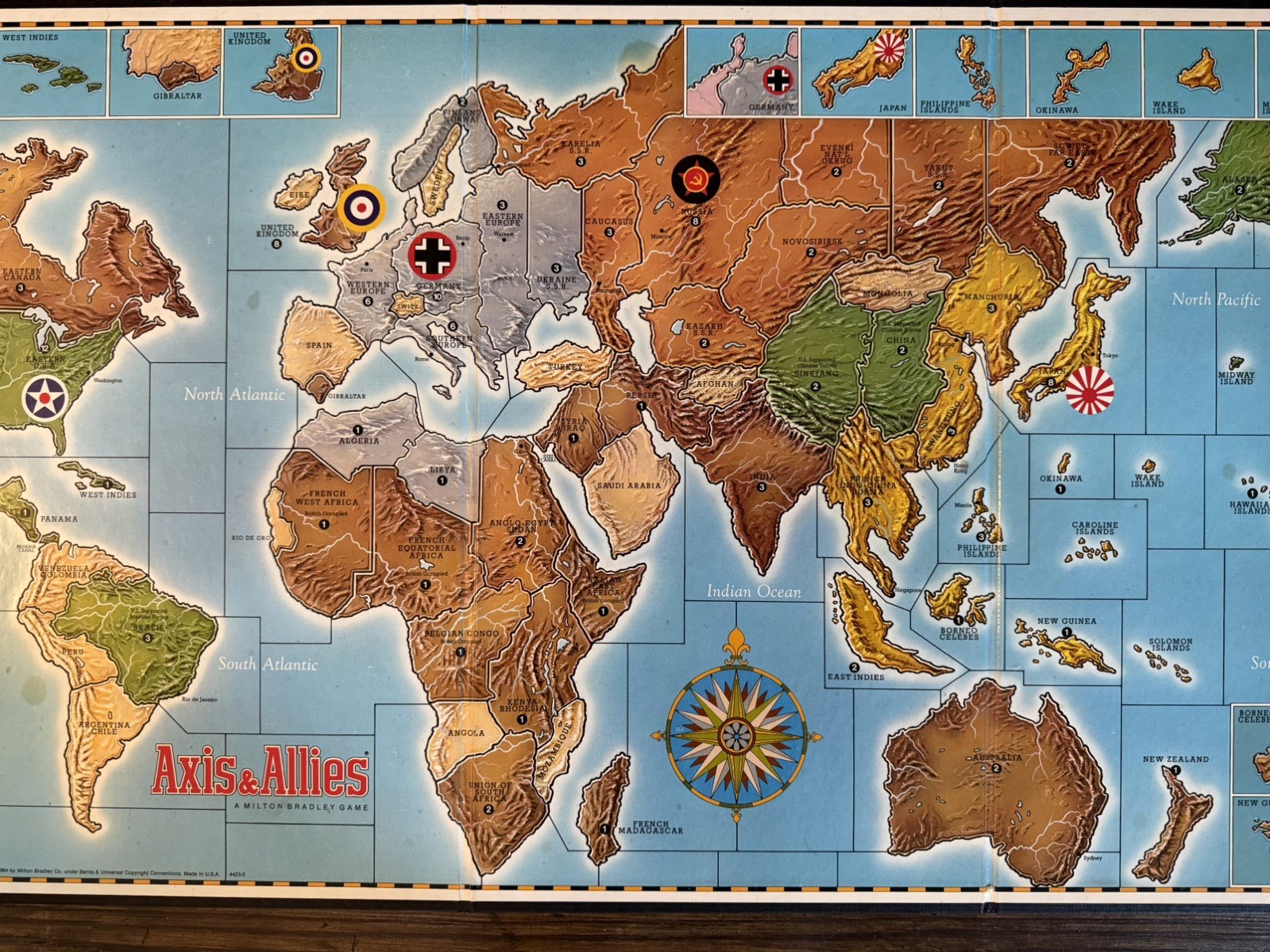 Fortress America MB Gamemaster (plus Axis/Allies & Conquest of Empire)