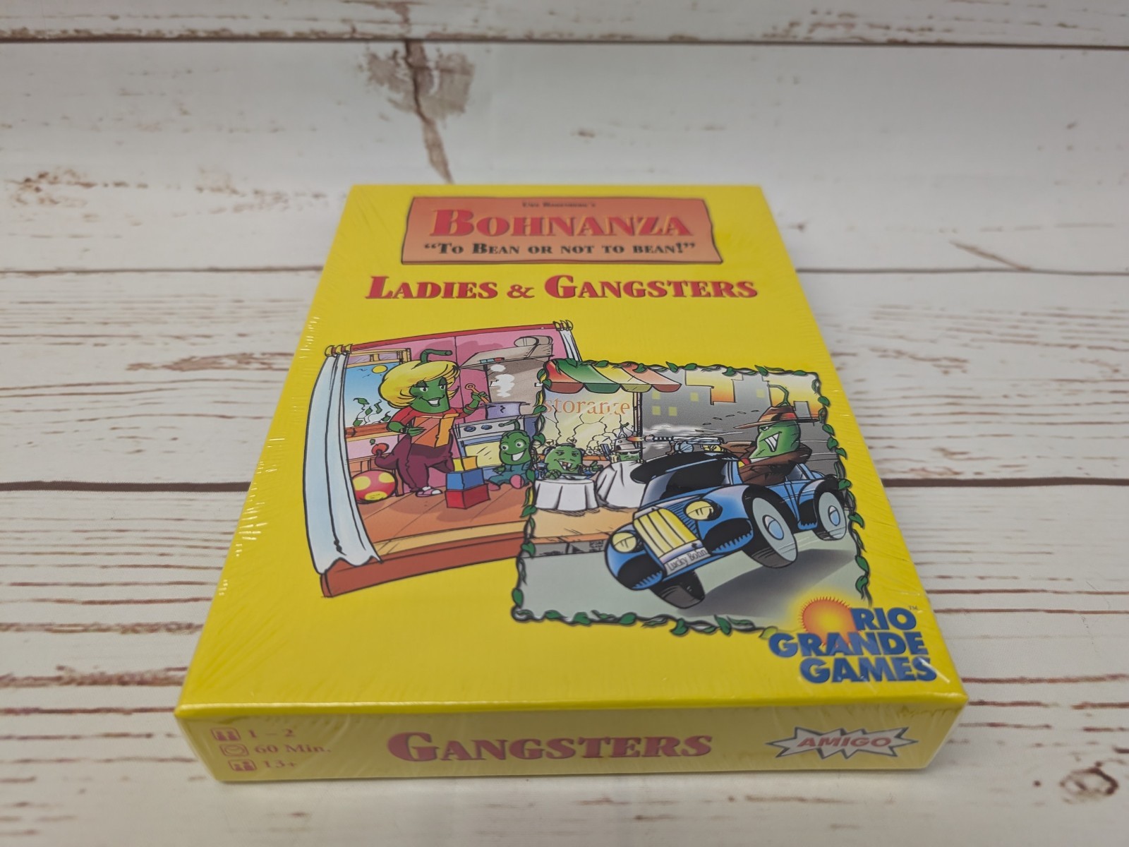 Bohnanza Ladies & Gangsters Card Game Uwe Rosenberg 2014 NIS Rio Grande Games