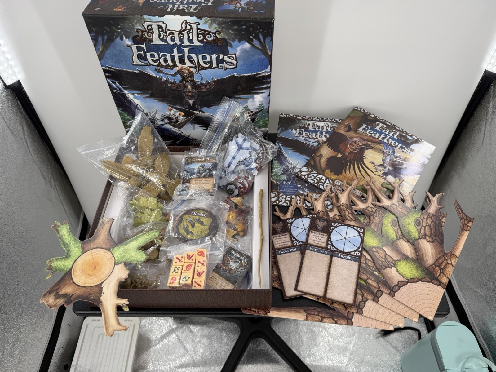 Tail Feathers Board Game by Plaid Hat Games Mice And Mystics