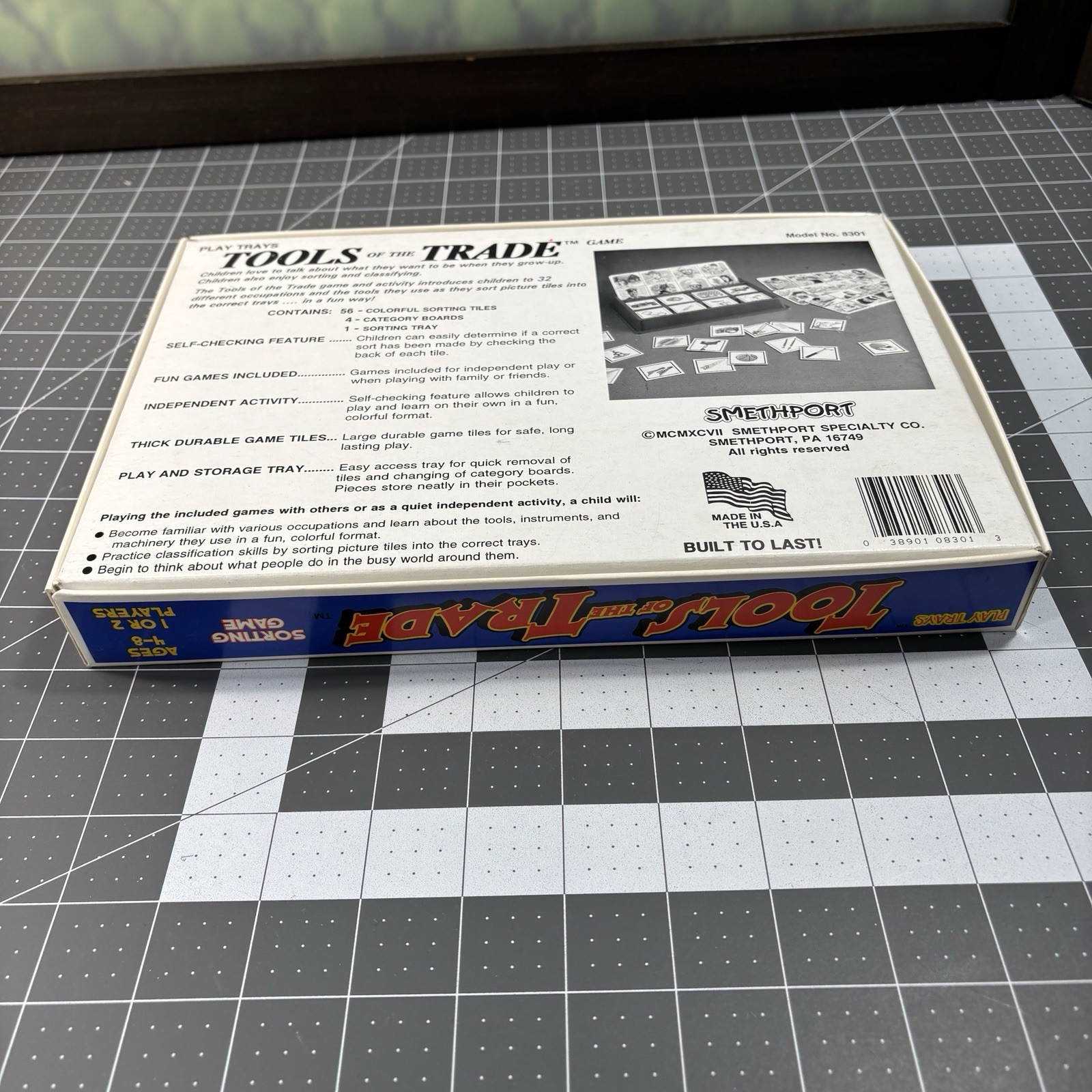 Vtg 1997 Tools Of The Trade Sorting Game Play Trays 1-2 Plyr 4-8yo Complete USA