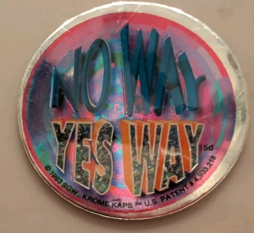 Vintage 1993 No Way Yes Way Krome Kap Pog
