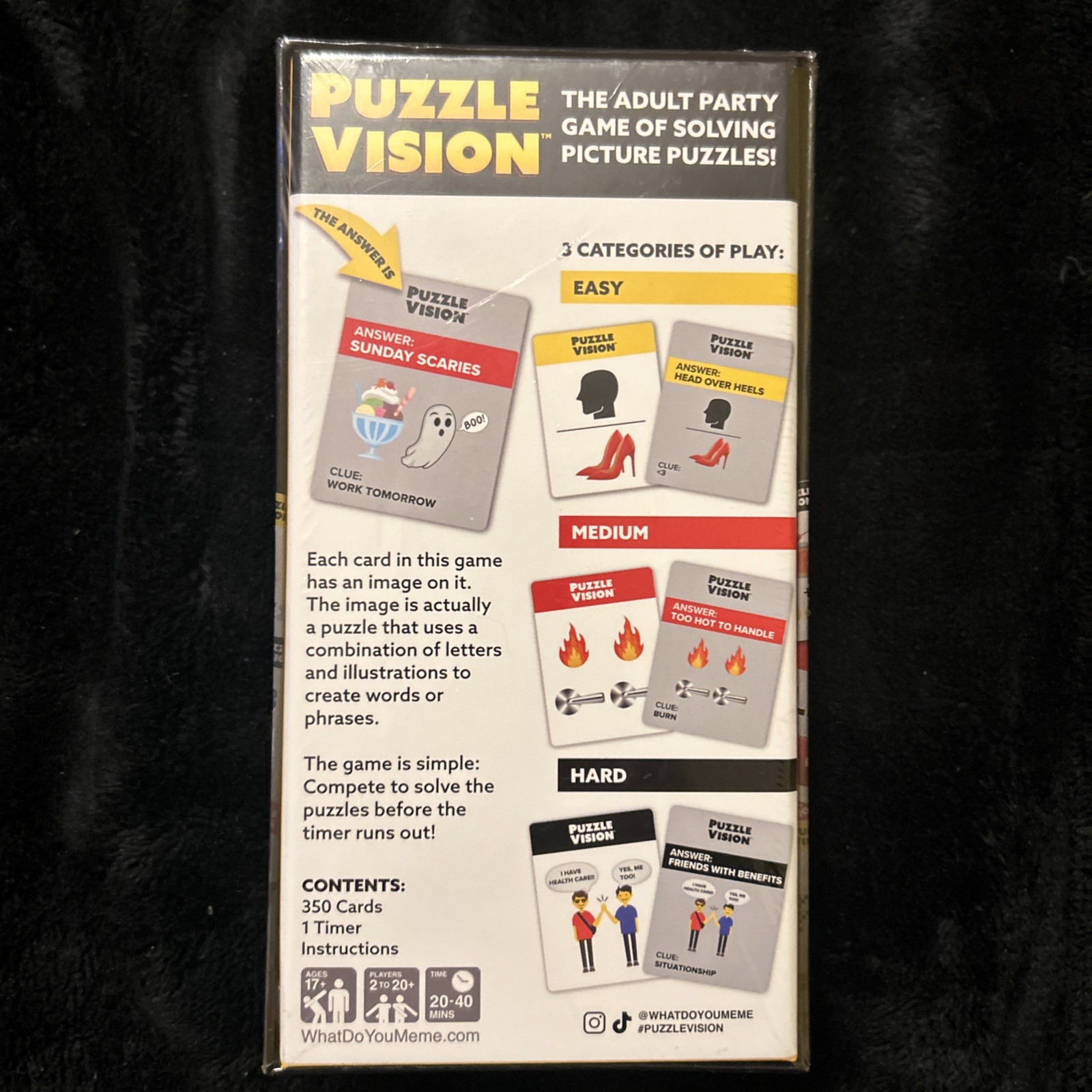 Puzzle Vision – The Picture Puzzle Guess The Phrase Party Game NIB – NEW