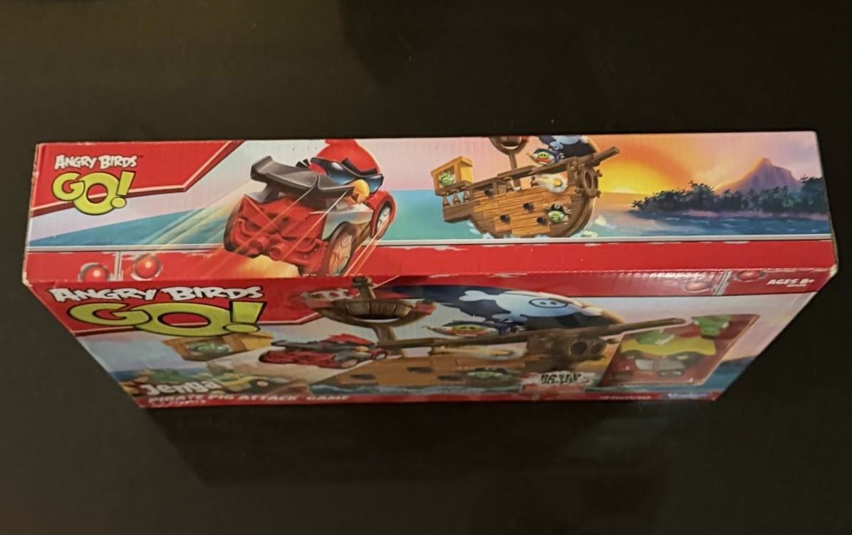 Hasbro Gaming Angry Birds Go! Jenga Pirate Pig Attack Skill & Action Game 2013