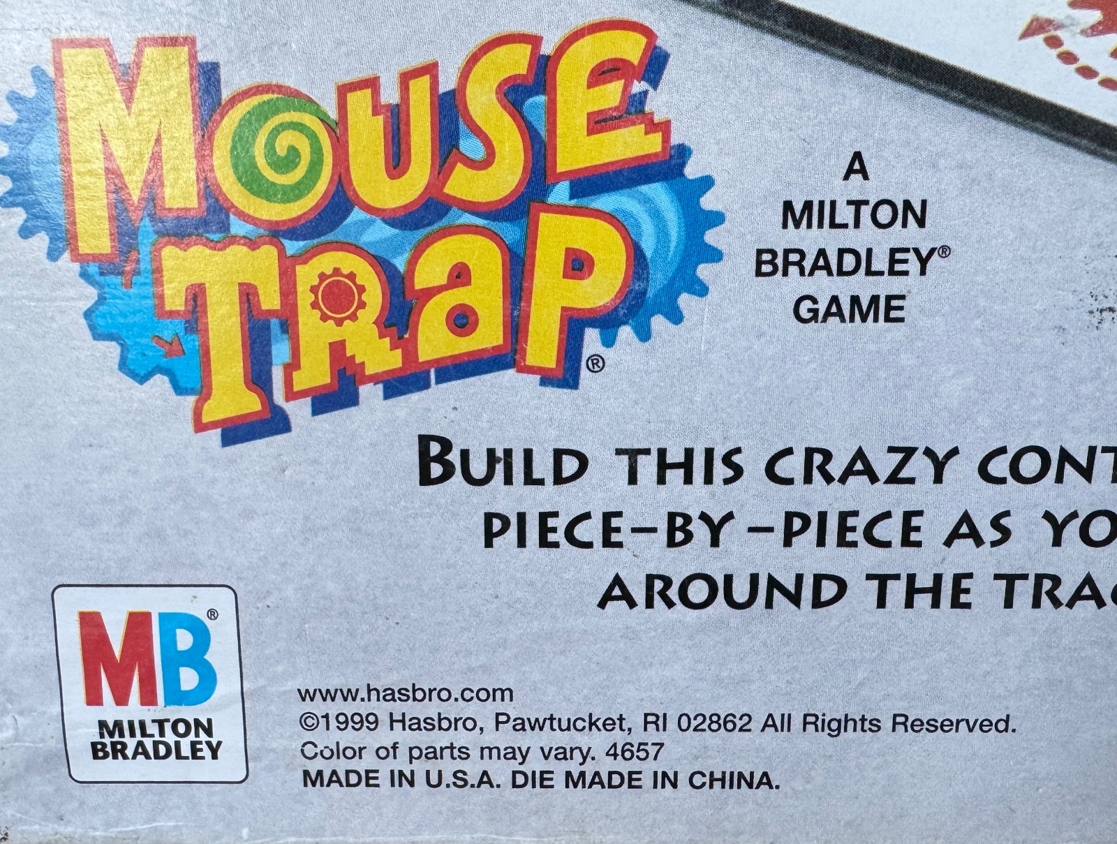 VINTAGE Mouse Trap Family Board Game 1999 Milton Bradley 100% COMPLETE!