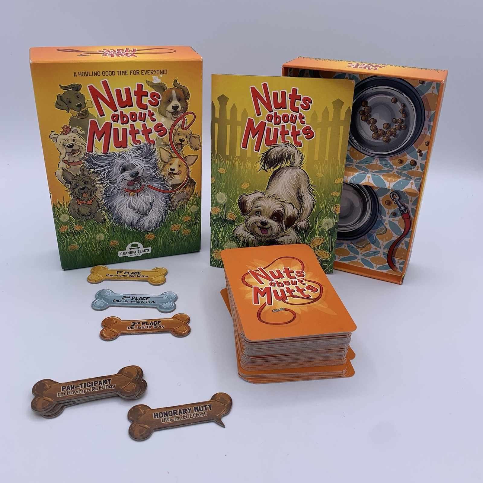 Grandpa Beck’s Nuts About Mutts Dog Card Game 2019 COMPLETE A Howling Good Time