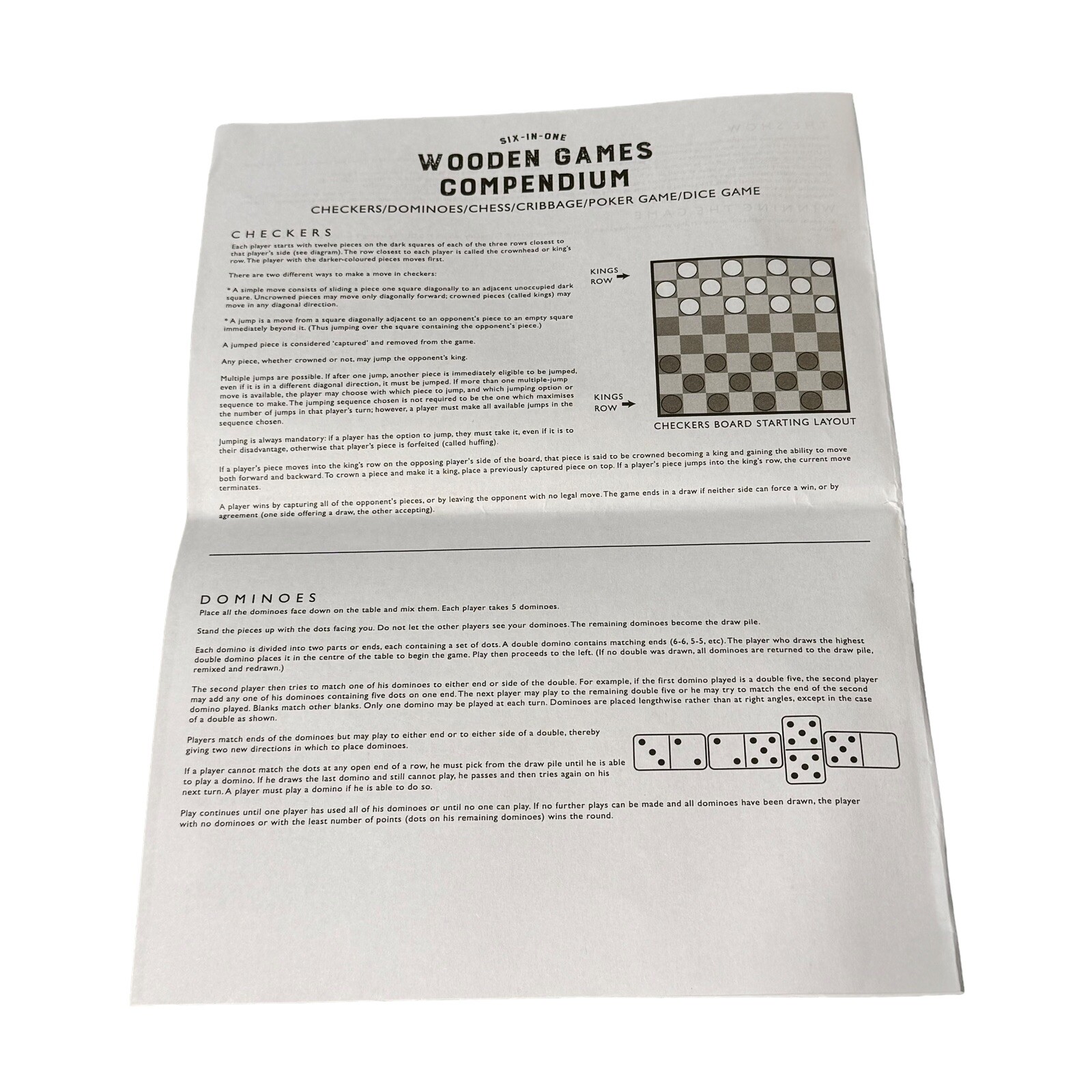 eBay Branded Wooden Travel Games Compendium Chess Checkers Cards & Lunch Bag