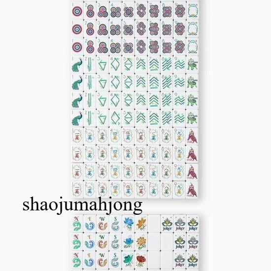 NEW! Vibrant Layered Mahjong Tiles – Full American Set 160Tiles – Orange acrylic