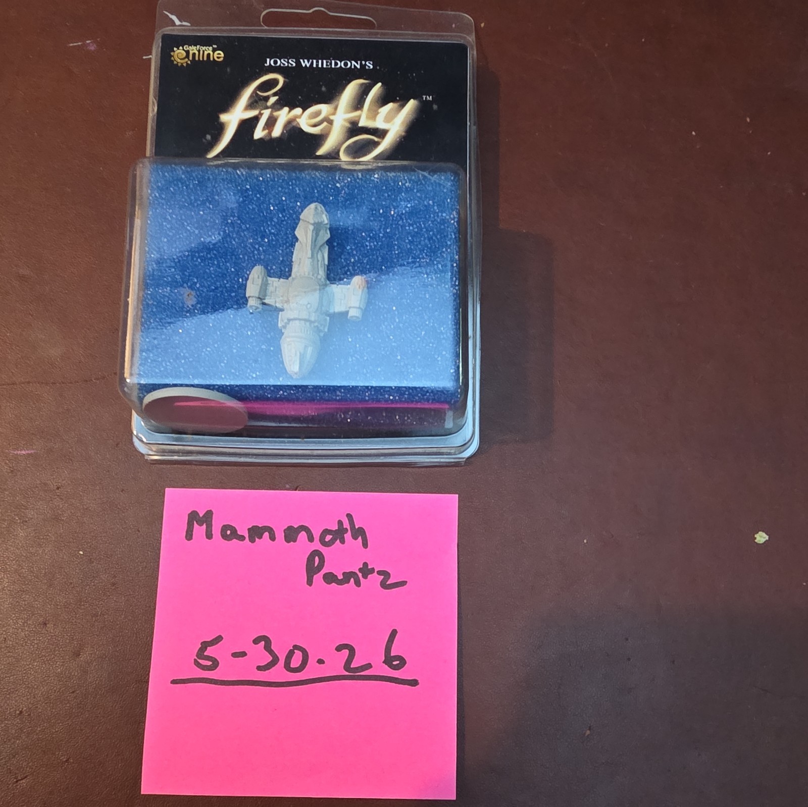 gale force nine firefly the game – Serenity ship model Exclusive and rare!