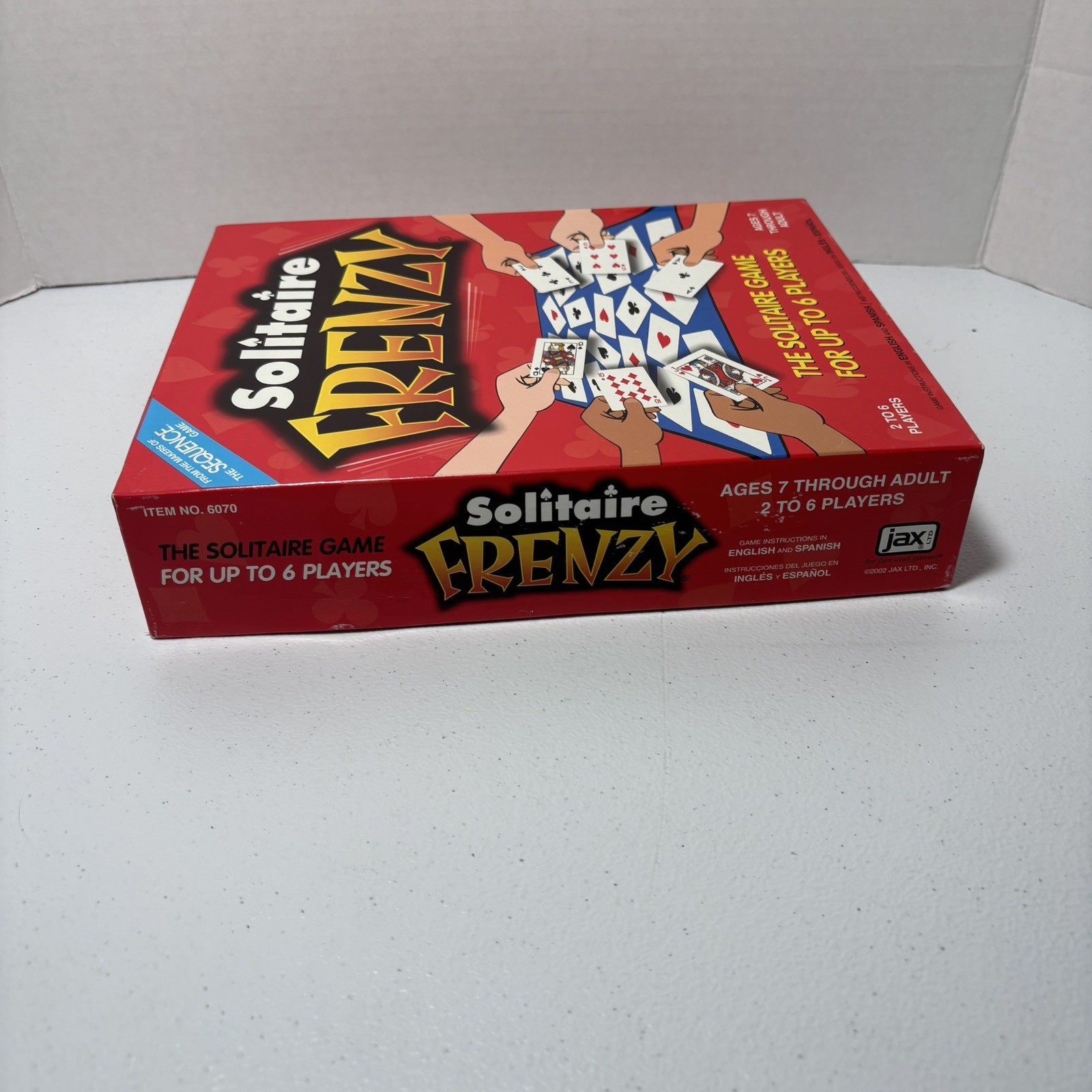 2002 Solitaire Frenzy Board Game For Up To 6 Players – Some Packs Still Sealed