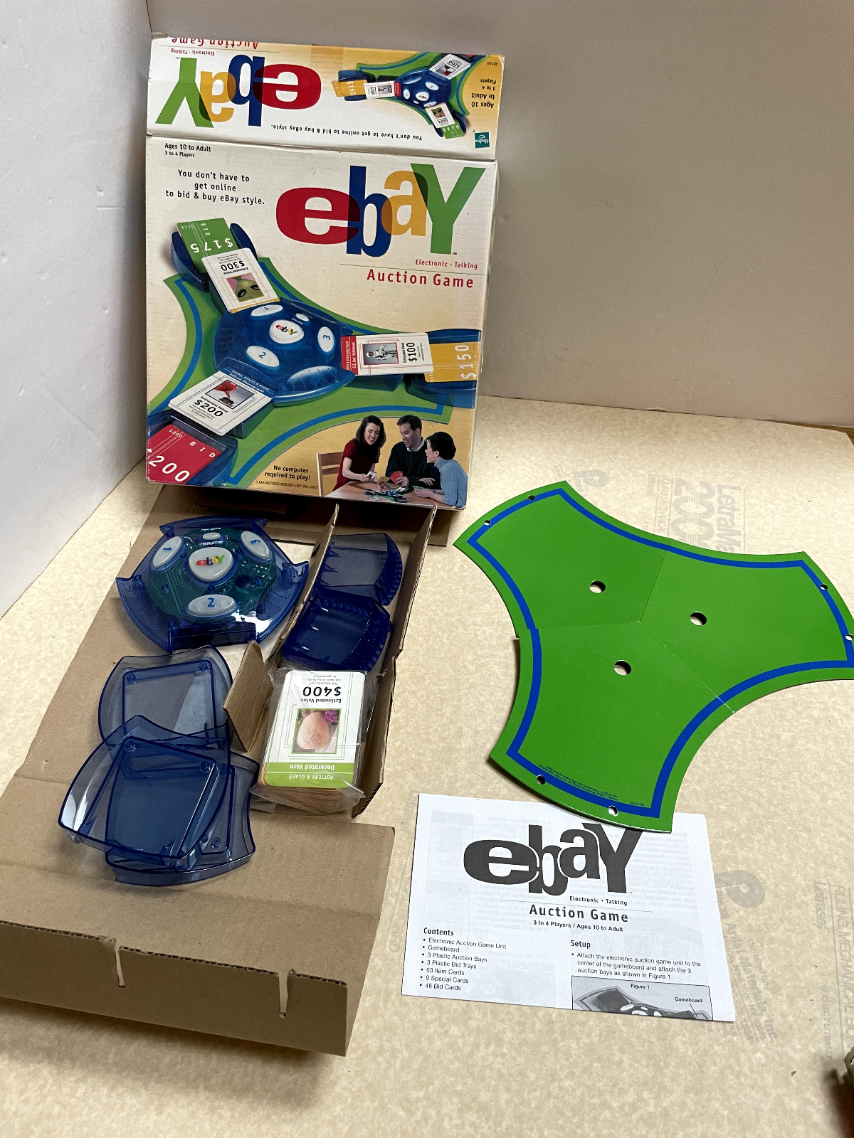 Complete 2001 Ebay Selling & Buying Auction Board Game BY CARDINAL GAMES