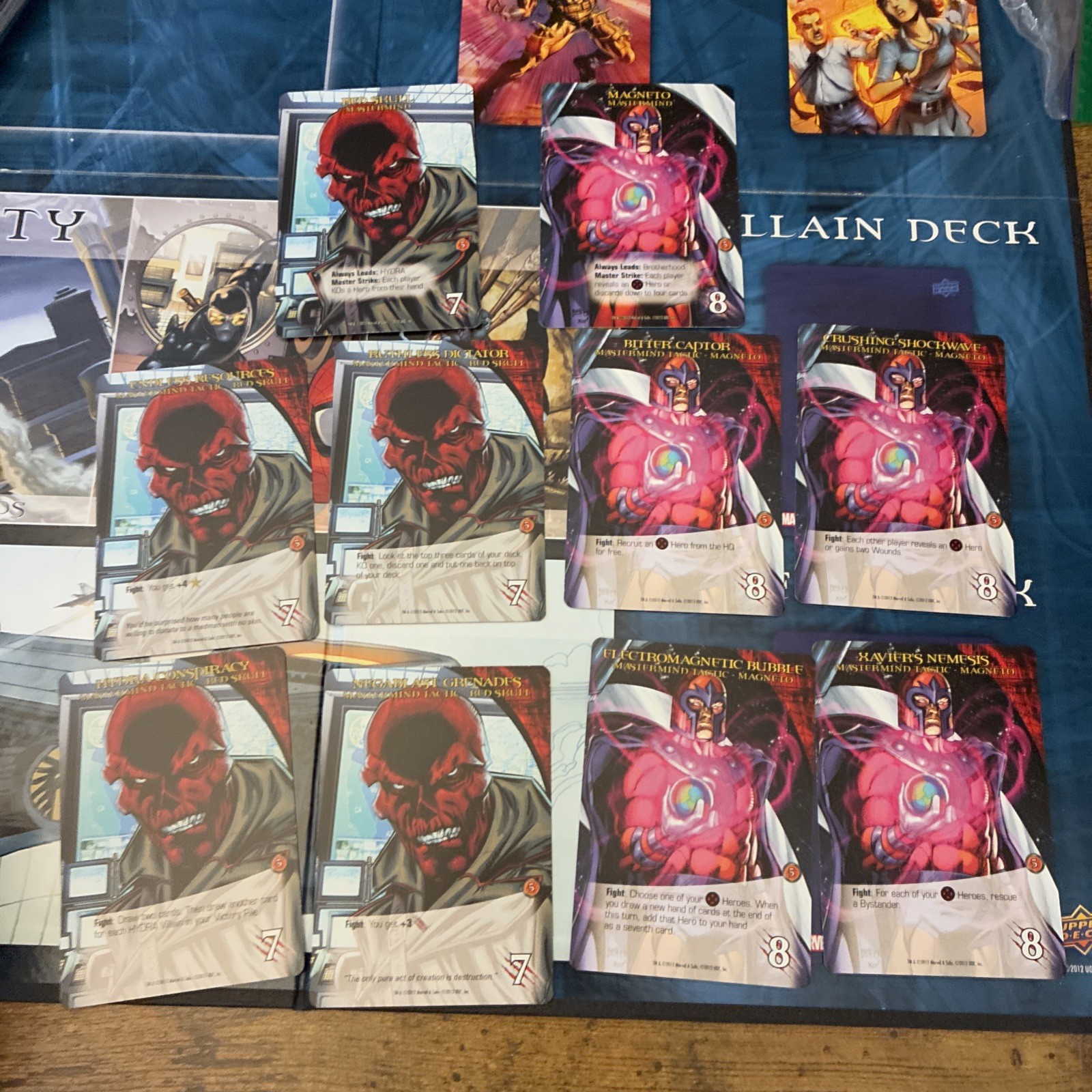 Legendary A Marvel Deck Building Card Game Base Set 2012 Missing 1 Sentinel Card