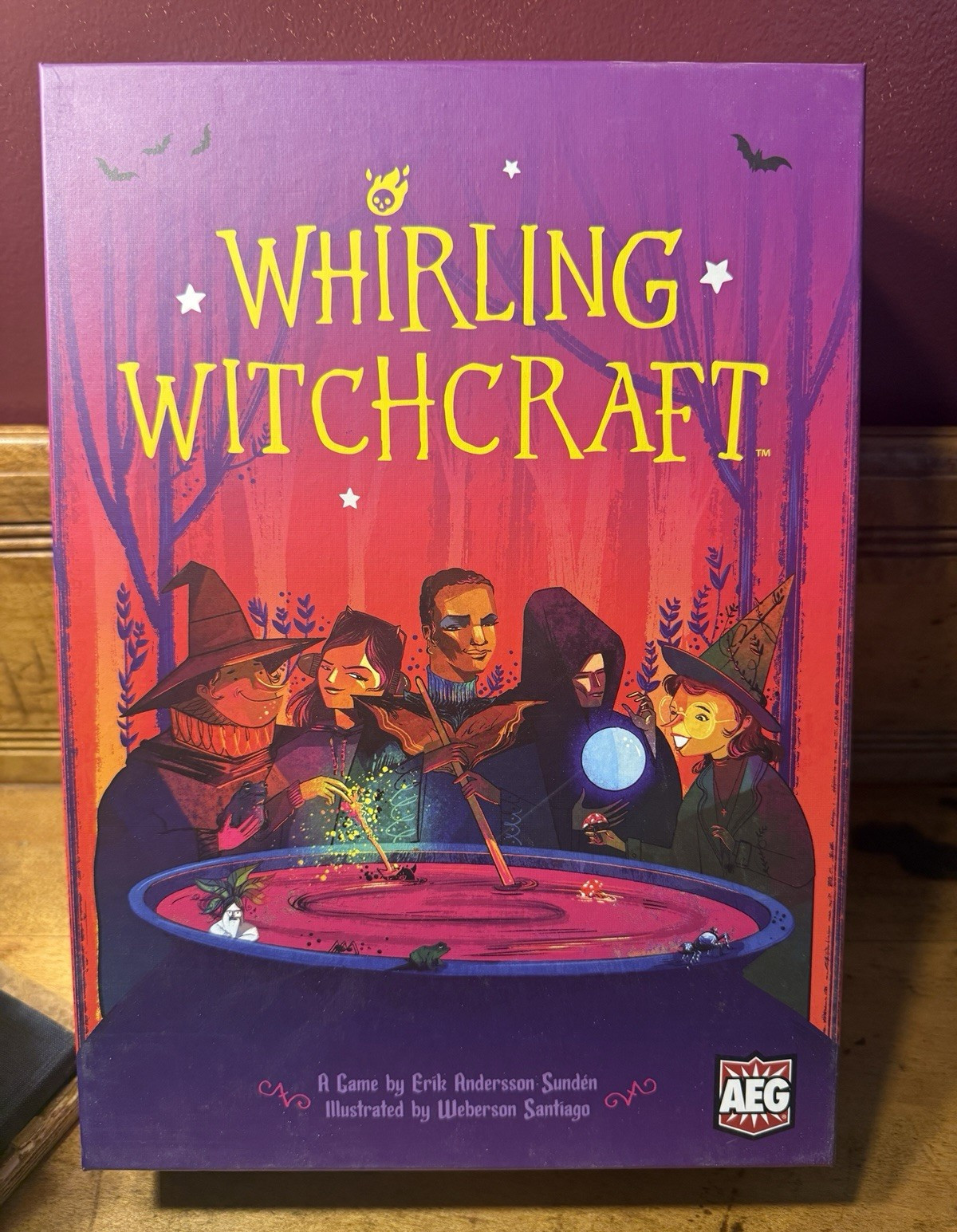 AEG Whirling Witchcraft Fantasy Board Game w/ Cards Complete 2021