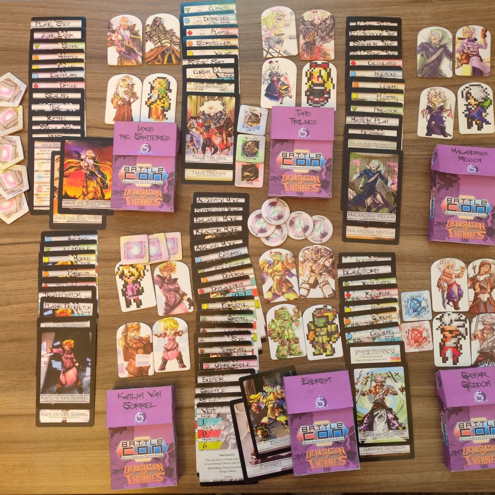 Battlecon Devastation Of Indines Board Game With Extras And Custom Insert/Boxes
