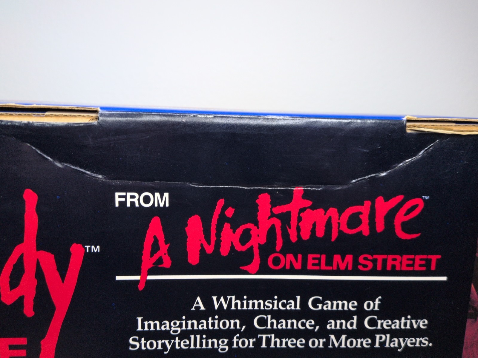 Vintage UNUSED 1989 Nightmare on Elm Street Freddy Krueger Board Game COMPLETE