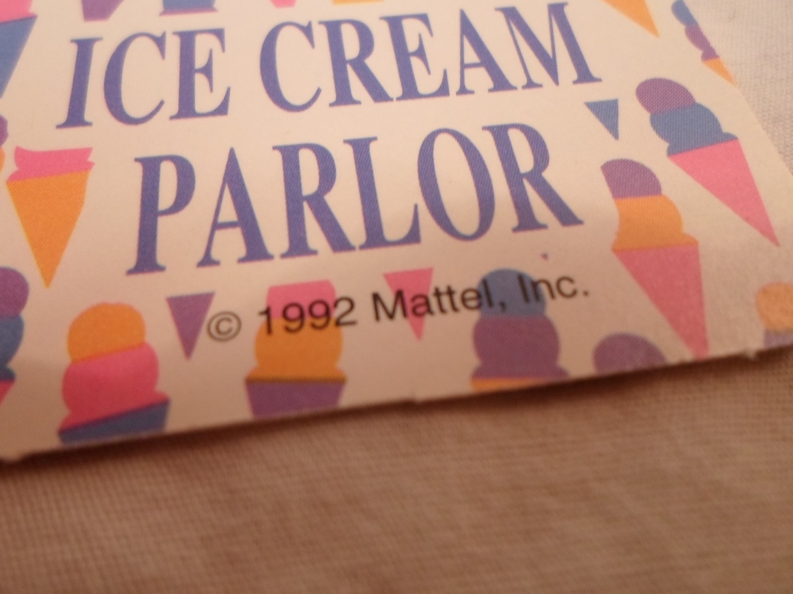 *Replacement Part* Barbie Dream Board Game 1992 *Lot Ice Cream Parlor Date Card*