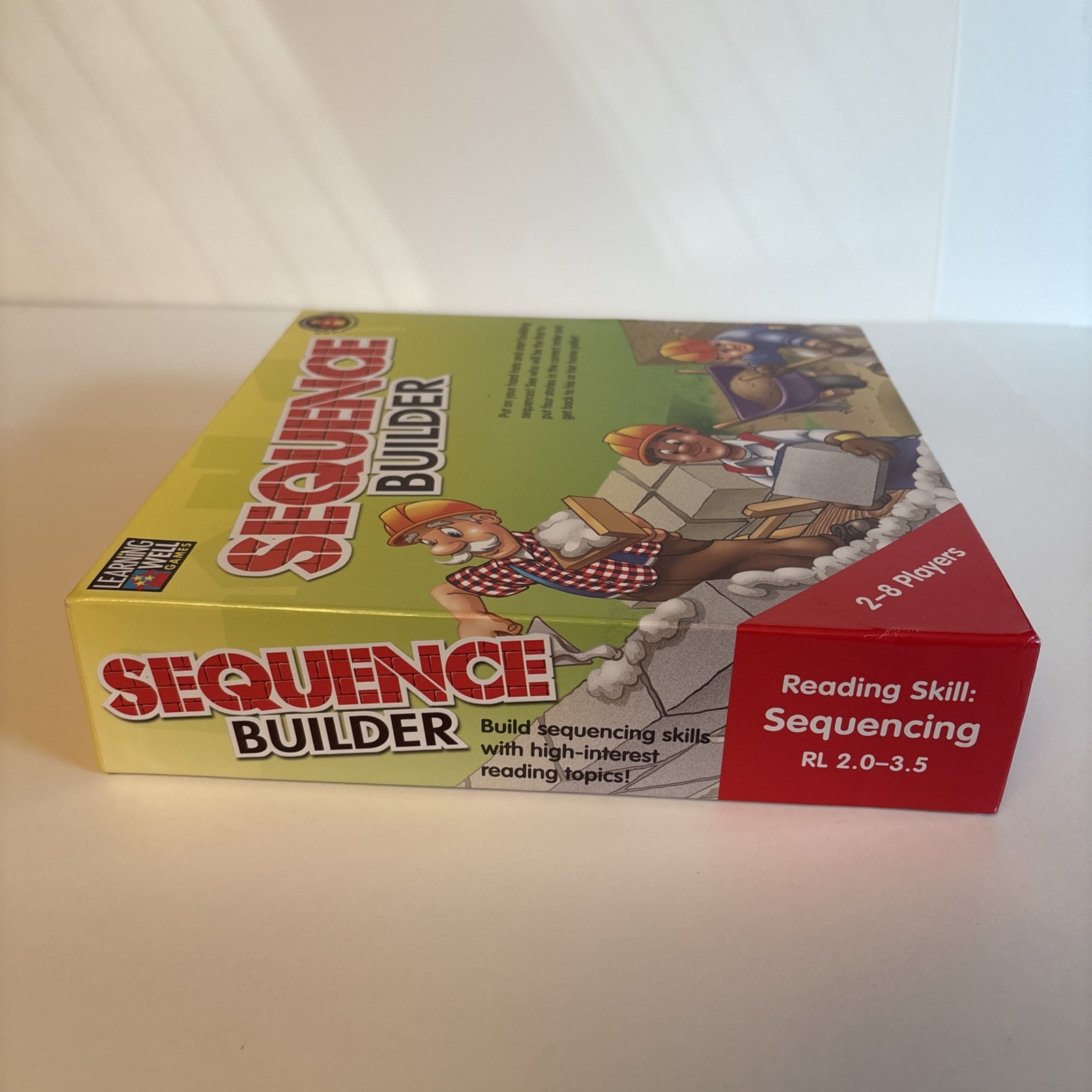 Learning Well Sequence Builder Reading Skill Board Game Ages 6+ RL 2.0-3.5 NEW