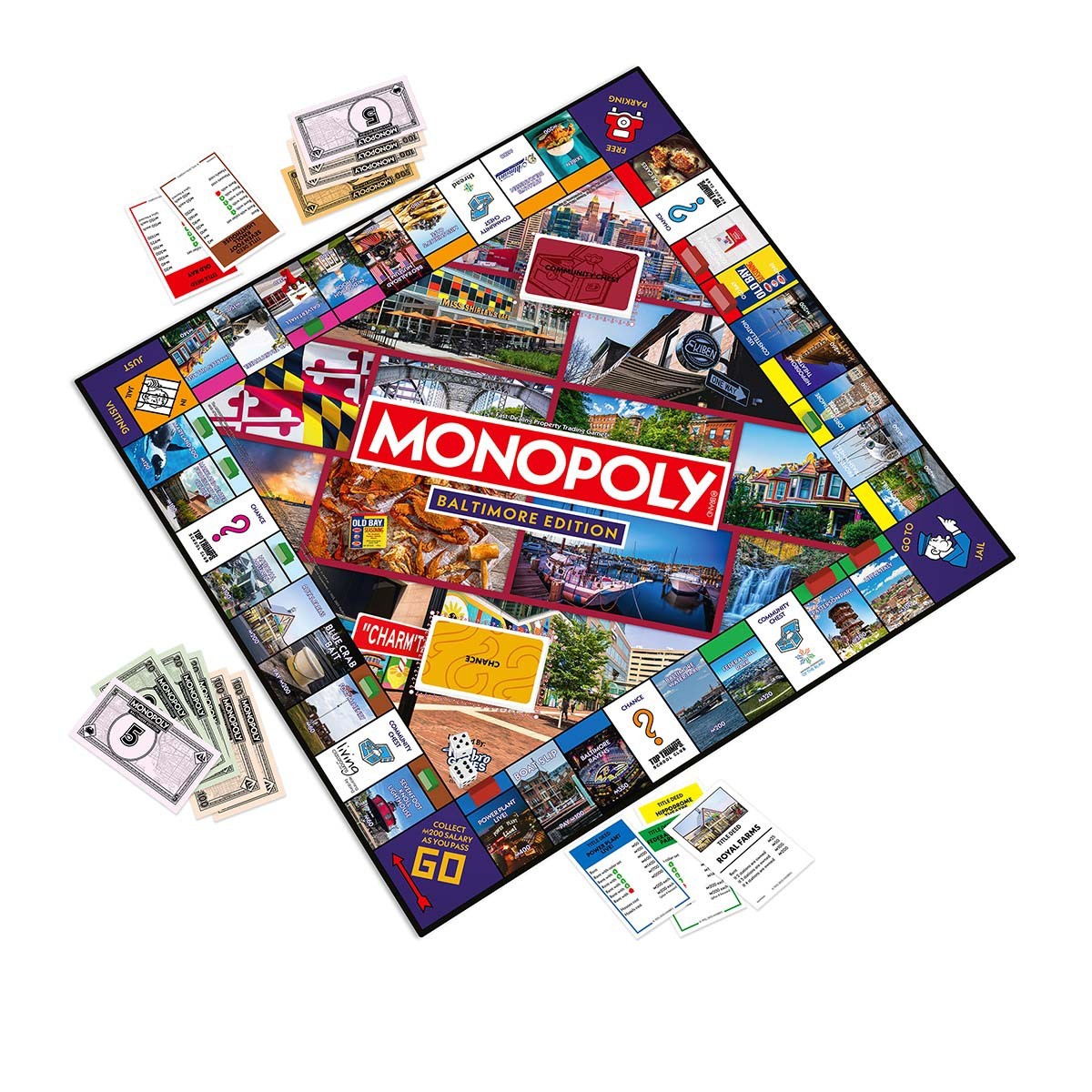 Baltimore, MD Monopoly Board Game