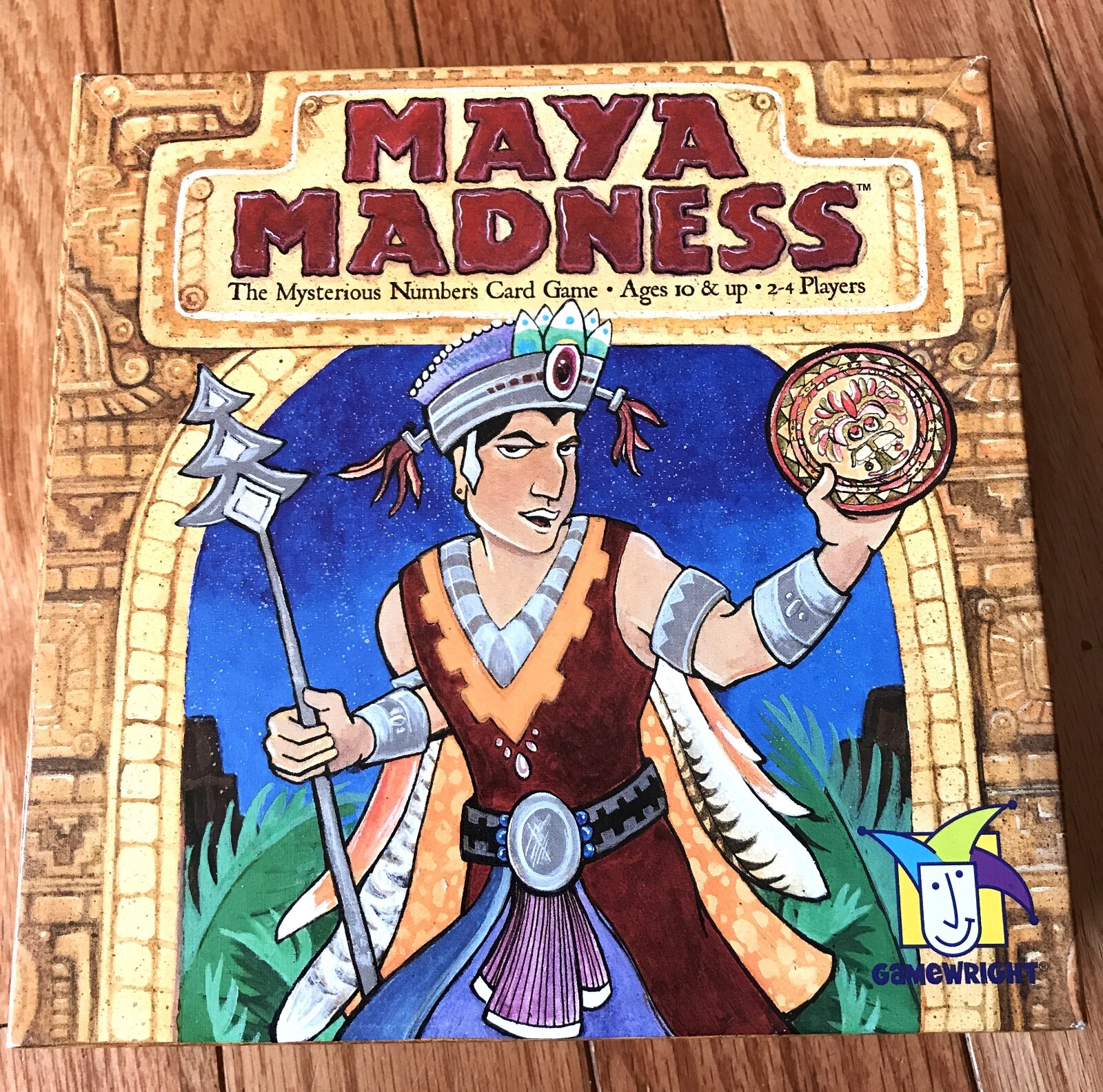 Maya Madness Mysterious Numbers Card Game 2003 Gamewright Educational COMPLETE