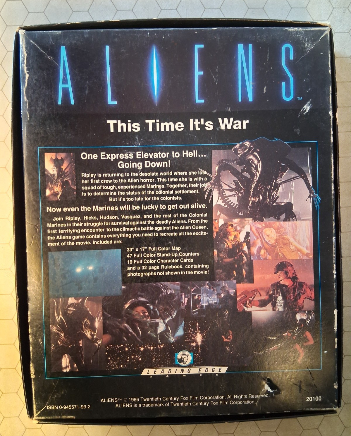 Aliens: This time it’s War | Leading Edge Games 1986 Rules and Table top Game