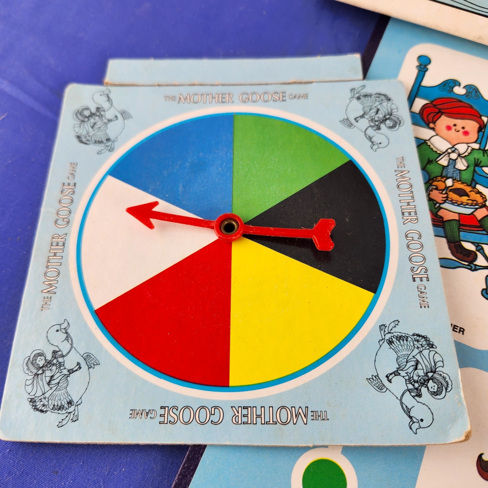 Vintage The Mother Goose Game (1971) by Cadaco *Complete*