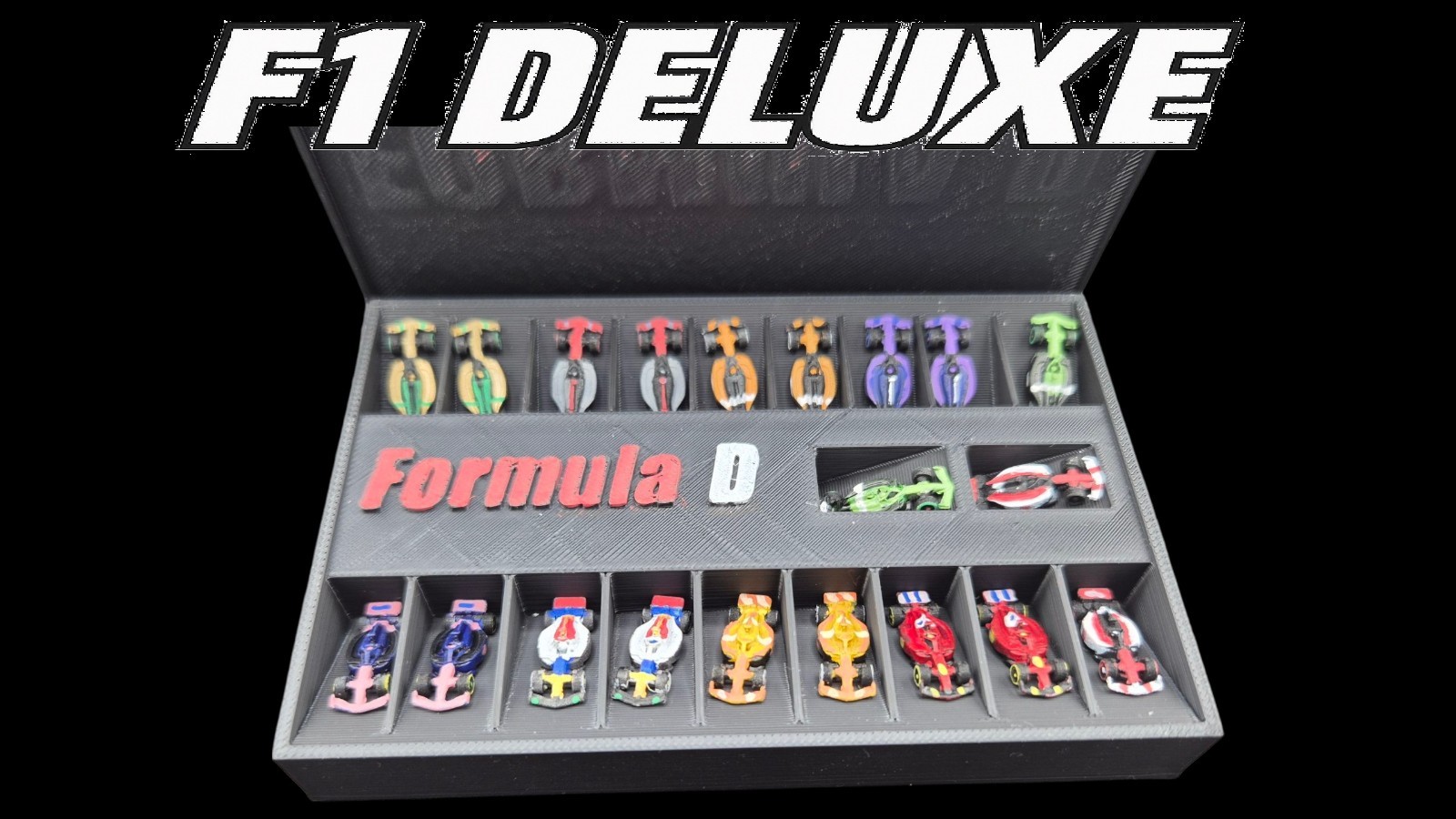 Formula D F1 Cars 2024 | 10 or 20 Racing Miniatures | Board Game Upgrade |