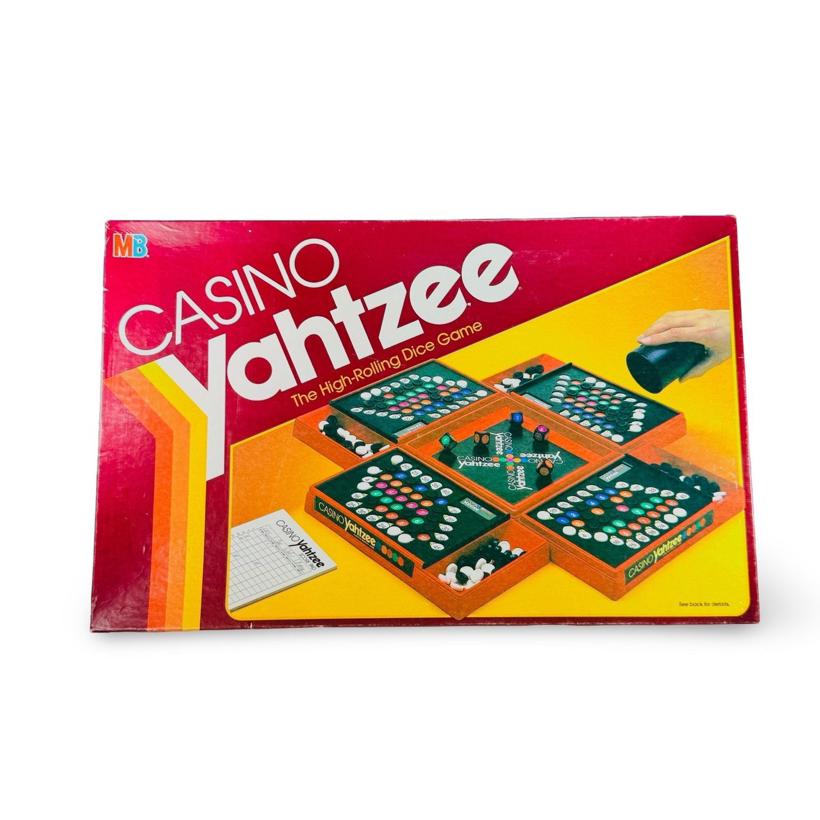 Casino Yahtzee Dice Game 1986 Milton Bradley 100% Complete Unused Open Box
