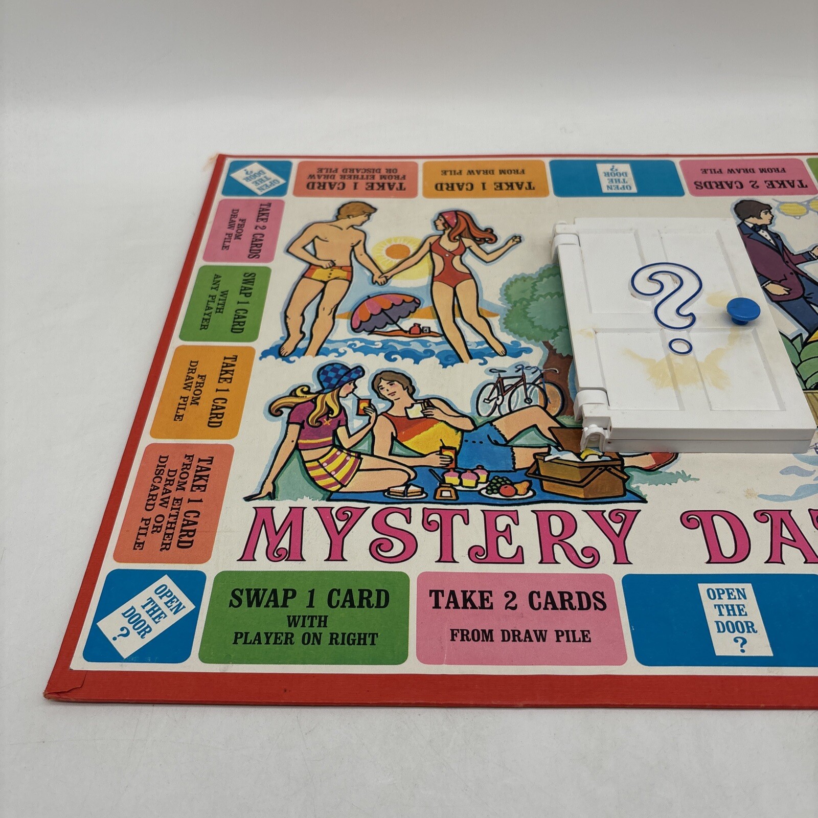 Vintage 1972 Milton Bradley Mystery Date Board Incomplete!