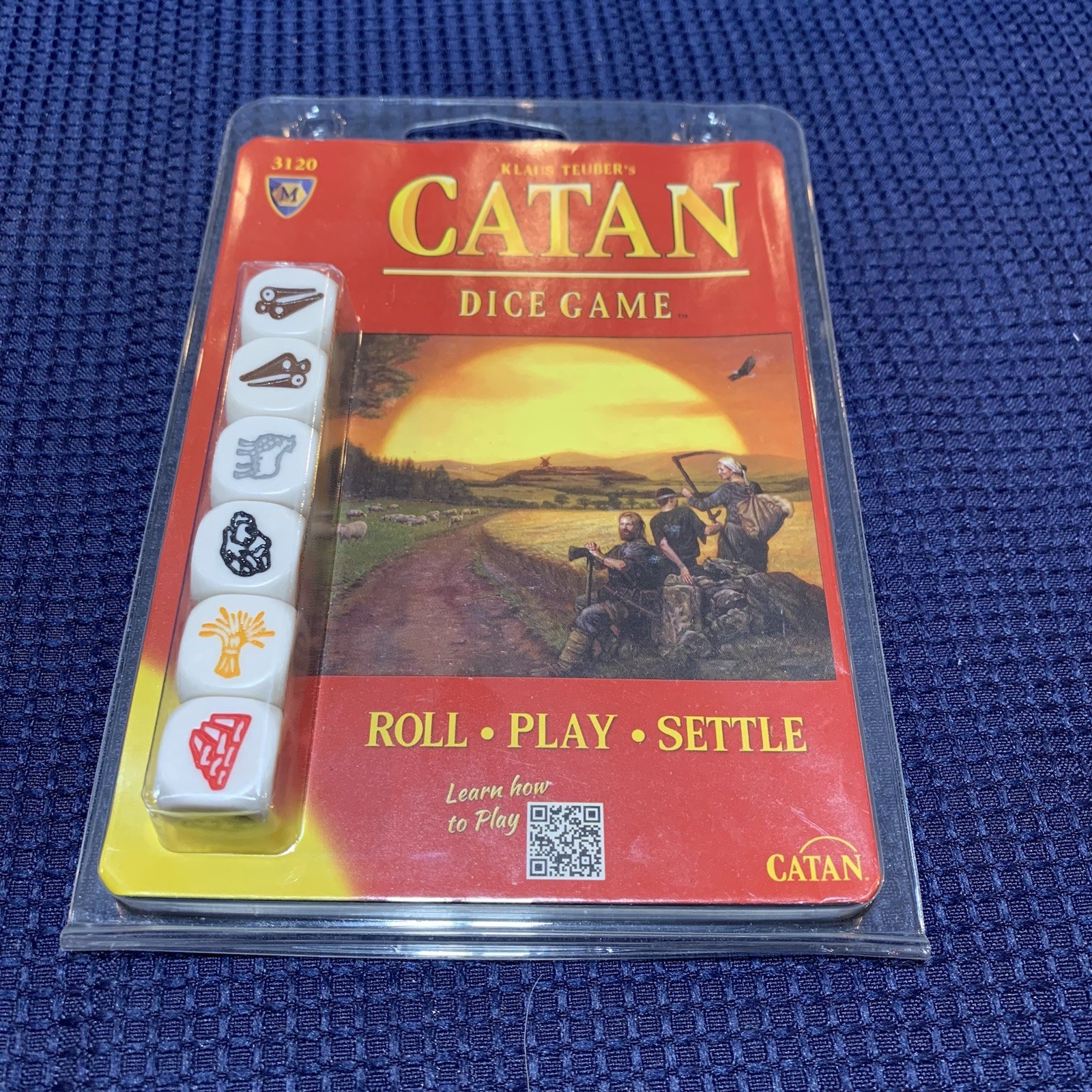 CATAN Dice Game 100% COMPLETE Mayfair Games 3124 Klaus Teuber Free Shipping