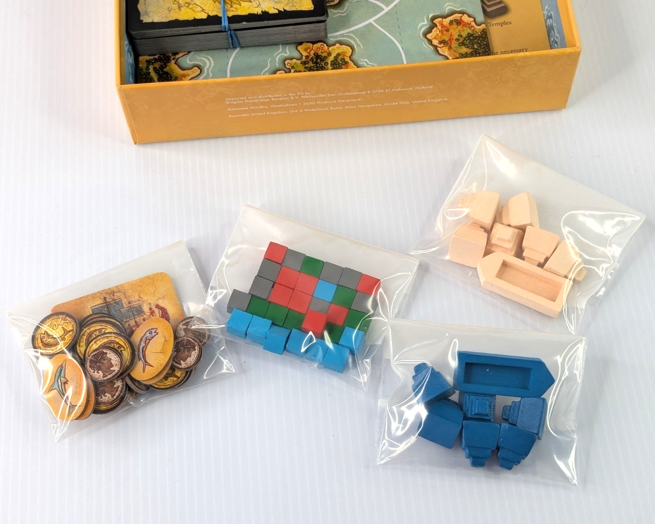 Akrotiri – 2-Player Card/Board Game by Z-Man Games – 100% COMPLETE – VGC