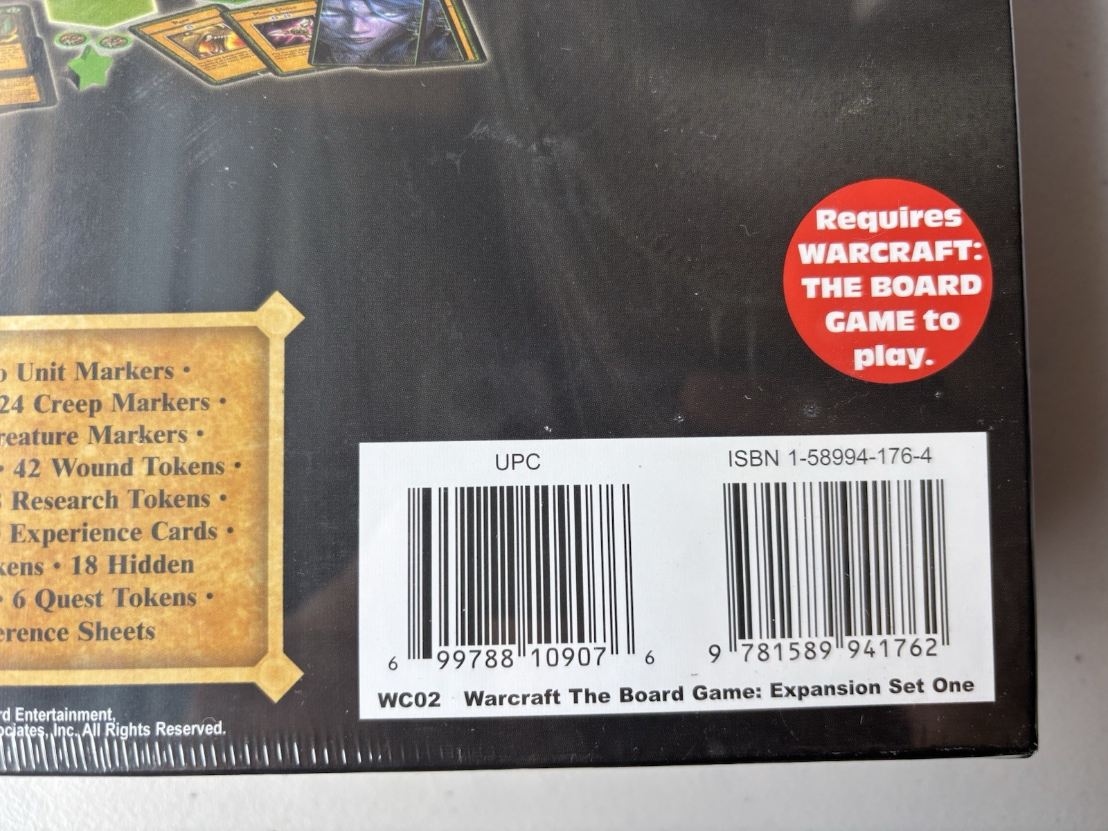 Warcraft the Board Game Expansion Set One Blizzard 2004 – Brand New Sealed