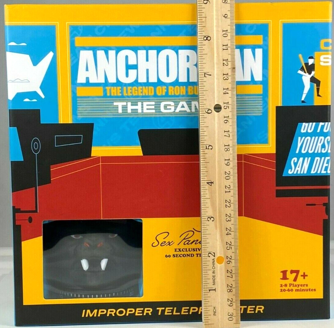 Anchorman The Legend Of Ron Burgundy The Game 2-8 Players 20-60 Minutes W/ Timer
