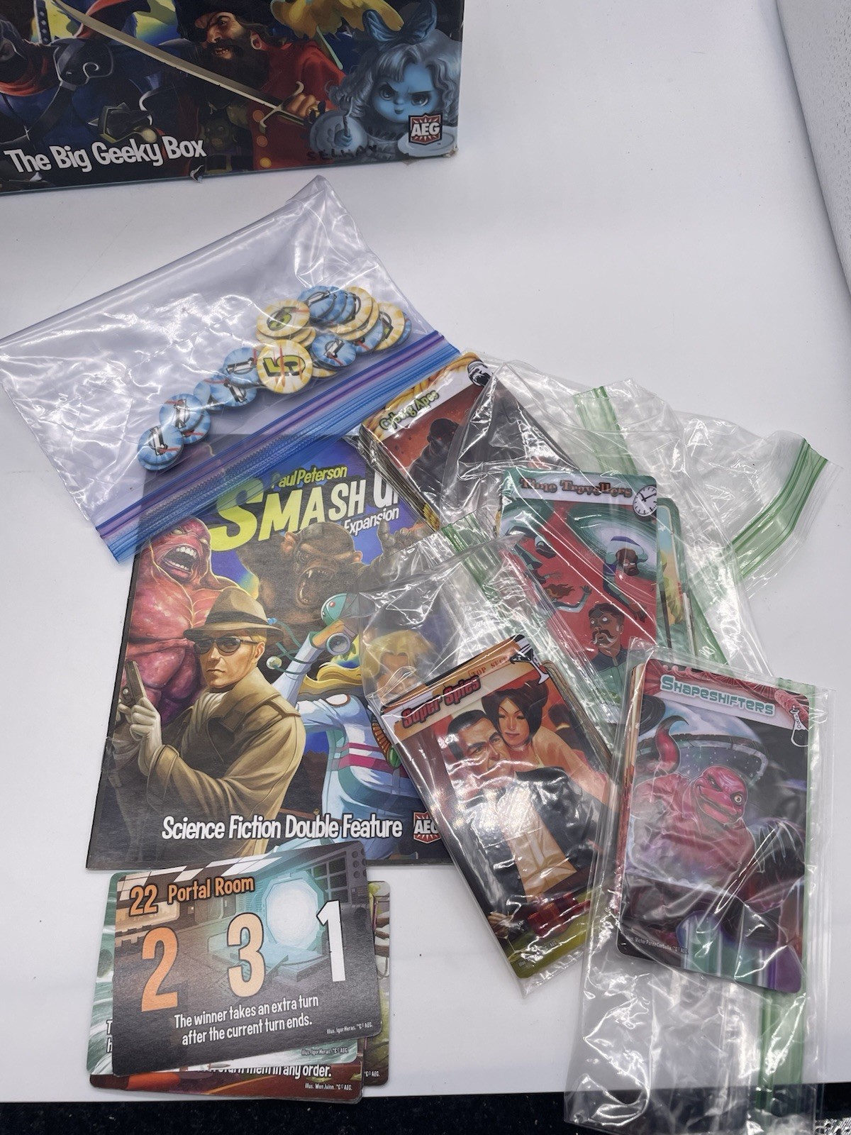 Smash Up The Big Geeky Box, Includes Core Set & 4 Expansions