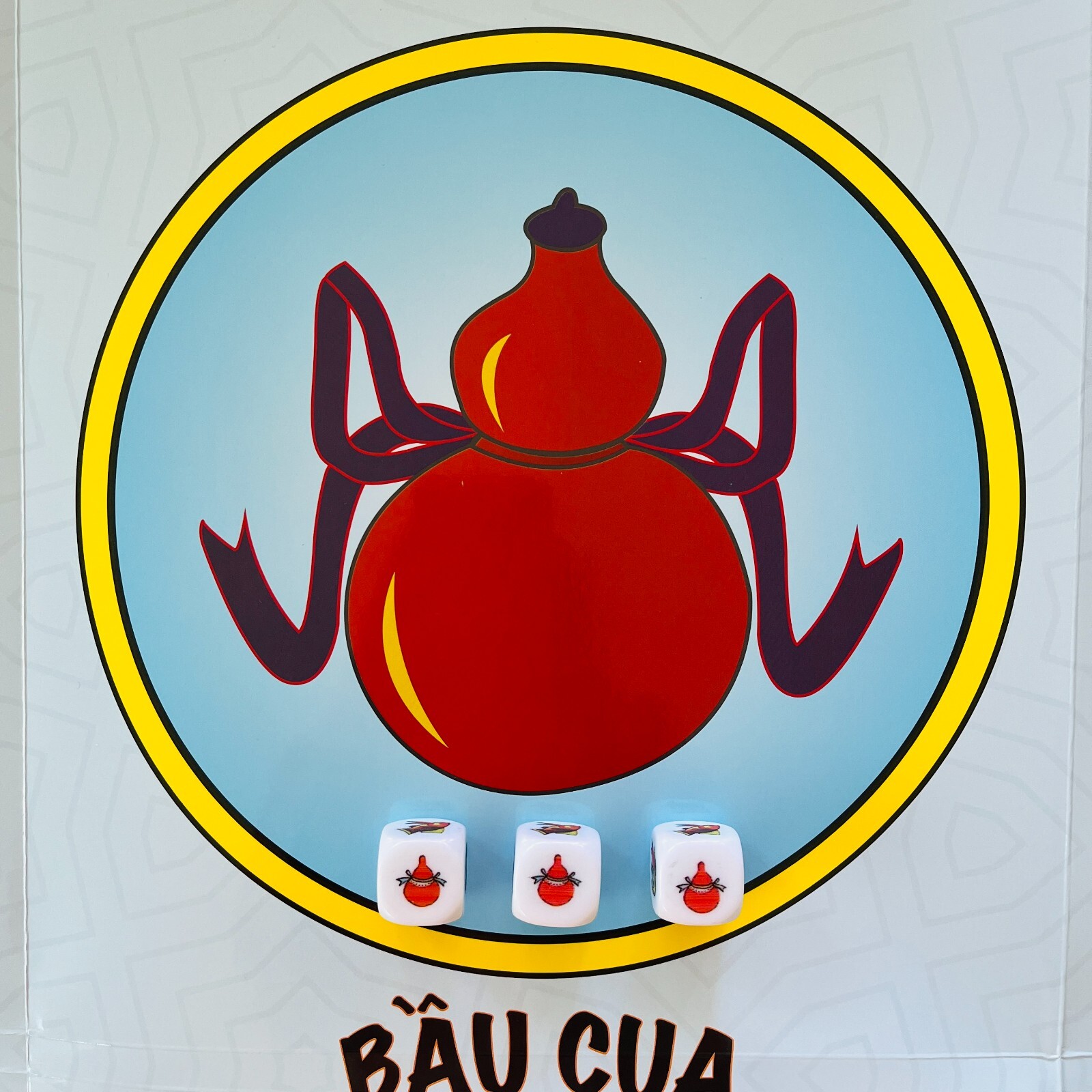 Gourd Fish Shrimp Crab Dice Crown Anchor Game Chuck A Luck Game Bau Ca Tom Cua