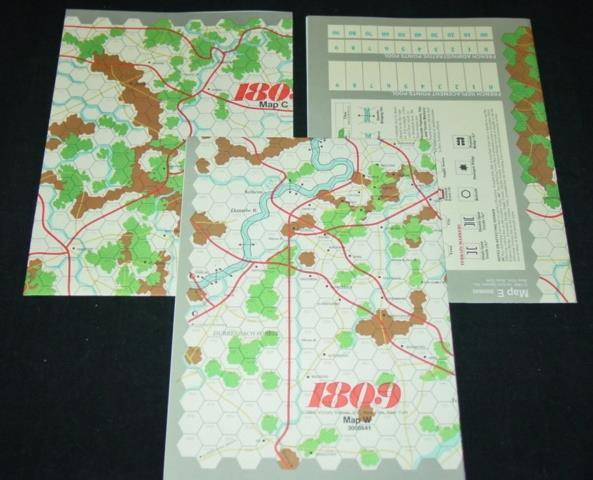 VG Victory Games – 1809 Napoleon’s Danube Campaign Wargame (UNPUNCHED) NM