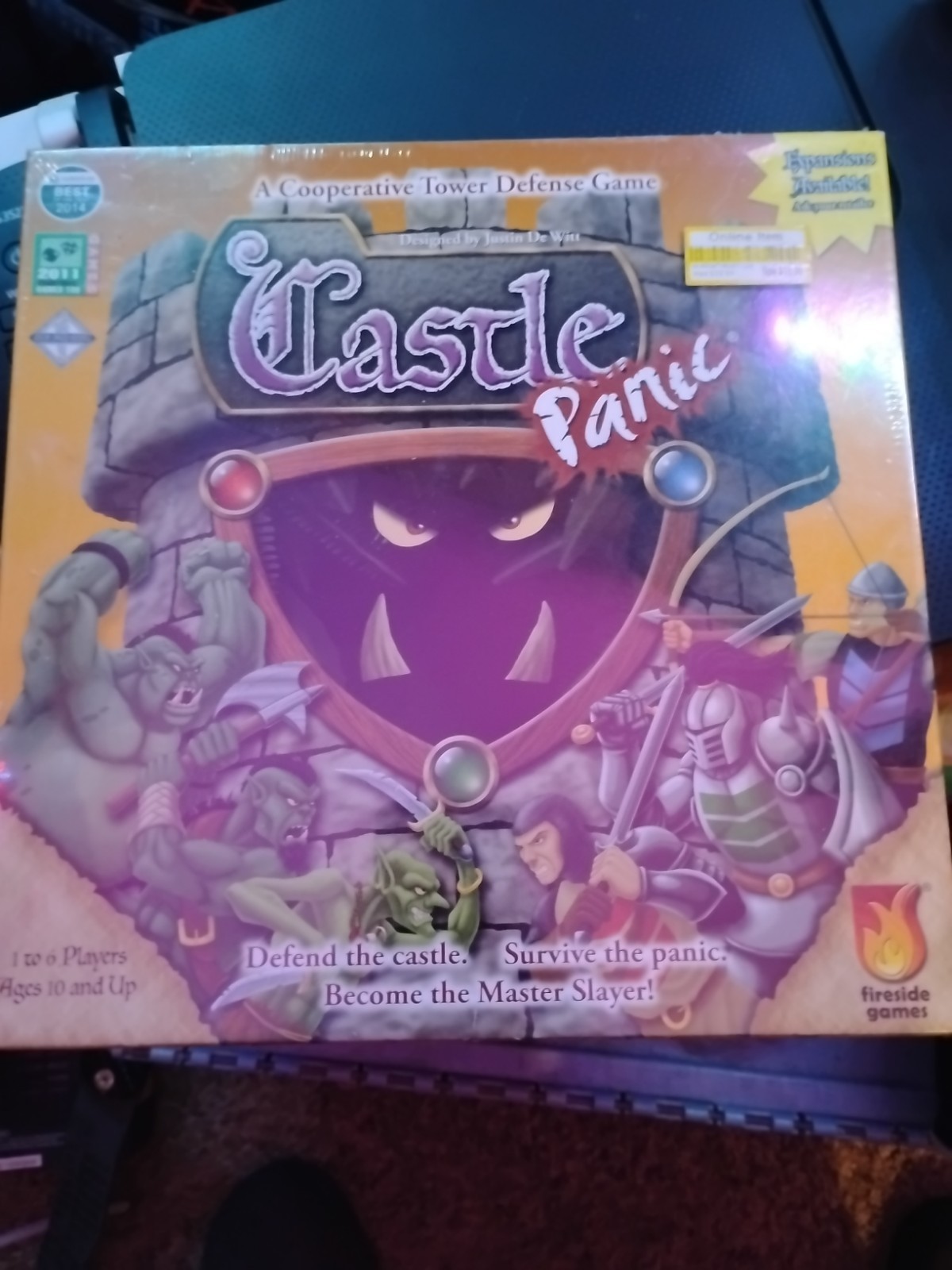 Castle Panic 1st Edition Twenty First Printing 2018 Complete Coop Board Game.