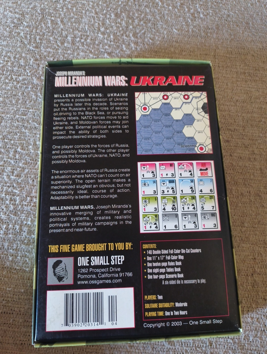 One Small Step Millennium Wars Ukraine (2003 Ed) Box VG/NM