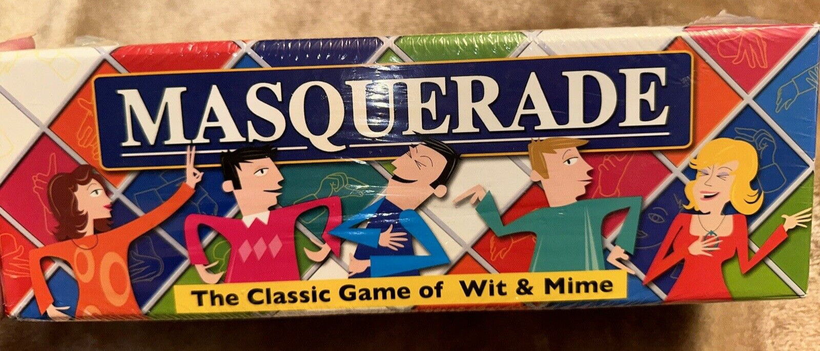 New Cheatwell Games Masquerade Classic Game of wit Mime 3+ players Age 14 and up