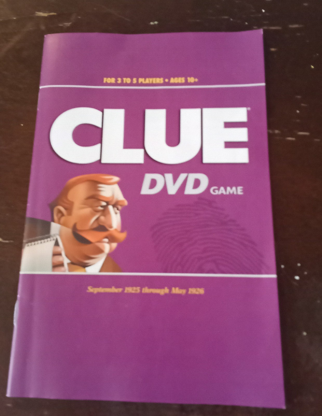 Clue DVD Parker Brothers 2006 Classic Detective Board Game Mystery. complete.