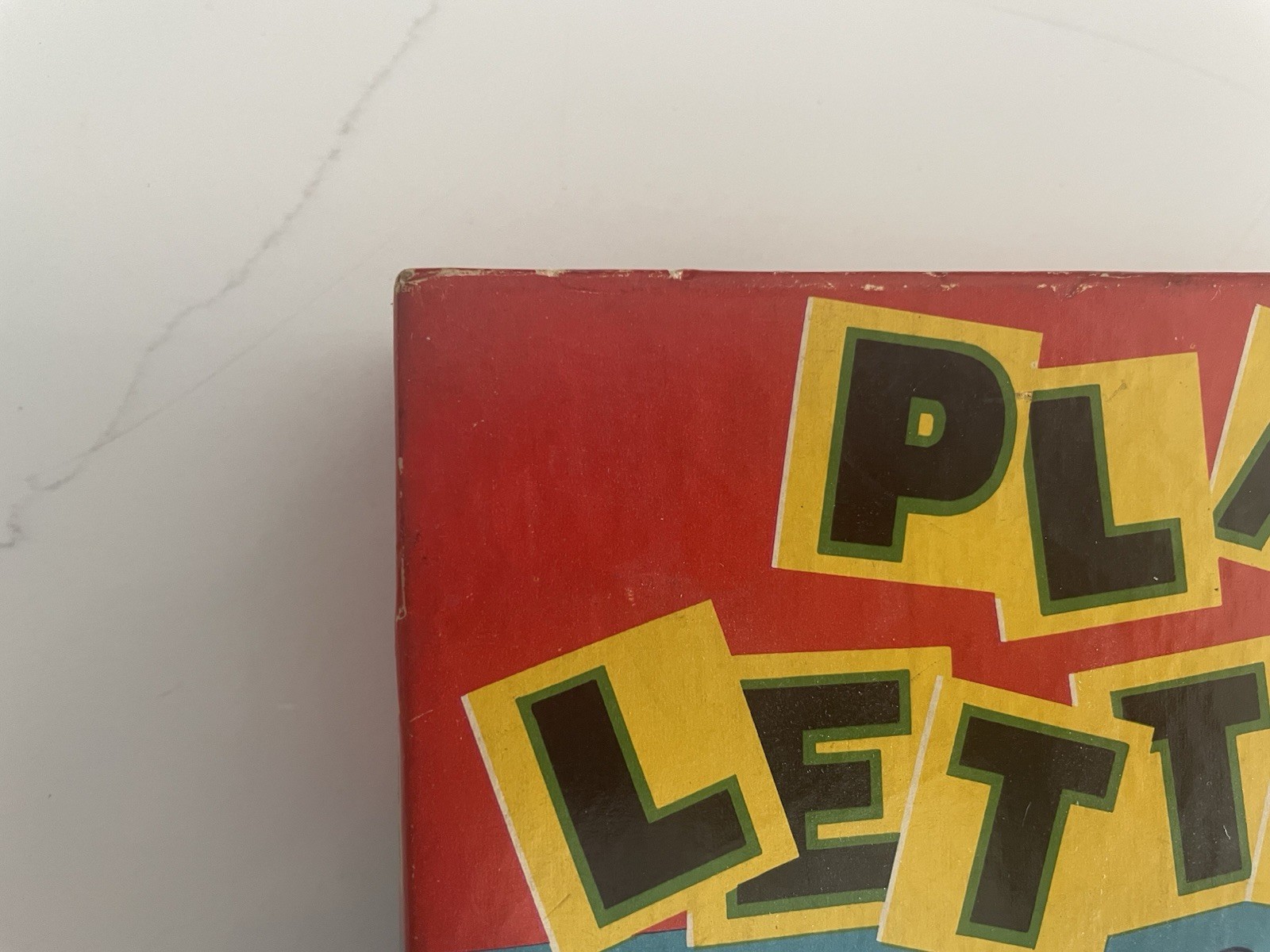 ~ 1973 Vintage Play Letters 10 Word Game 400 Large Letters E.E. Fairchild Corp ~