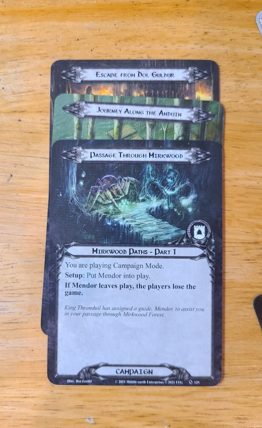 The Lord of Rings LotR Card Game LCG REVISED Core Set Boon Burden Campaign Cards